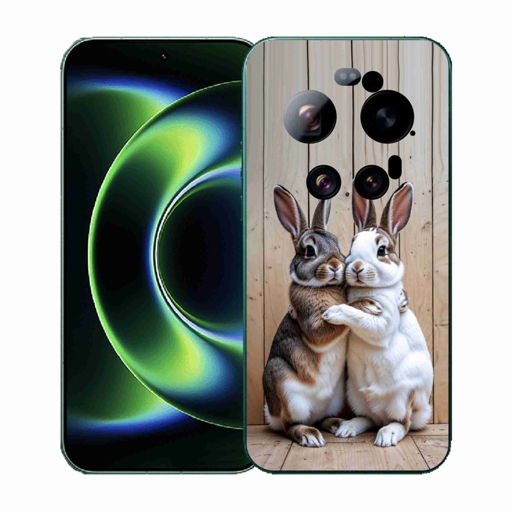 Gél borítás mmCase a Xiaomi 17 Ultra - nyúl párhoz