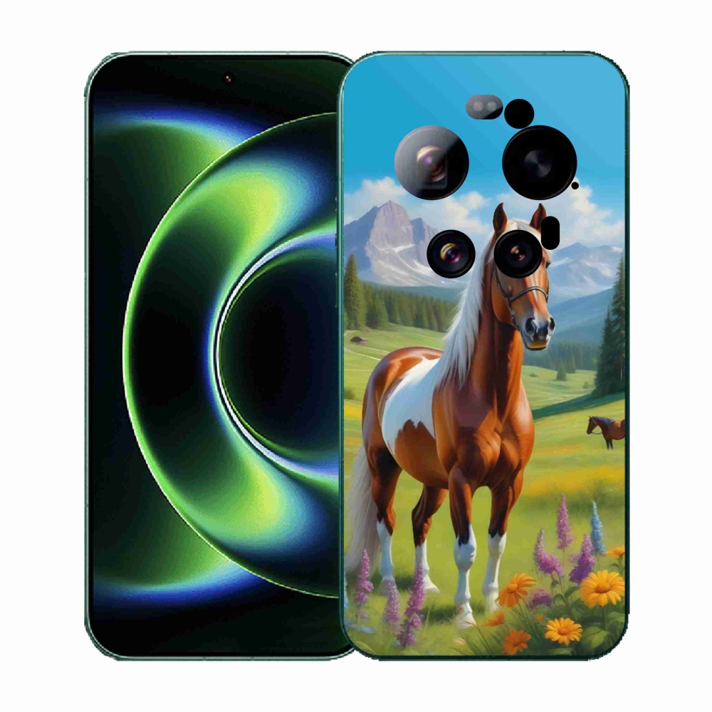 Gél borítás mmCase a Xiaomi 17 Ultra számára - ló a réten