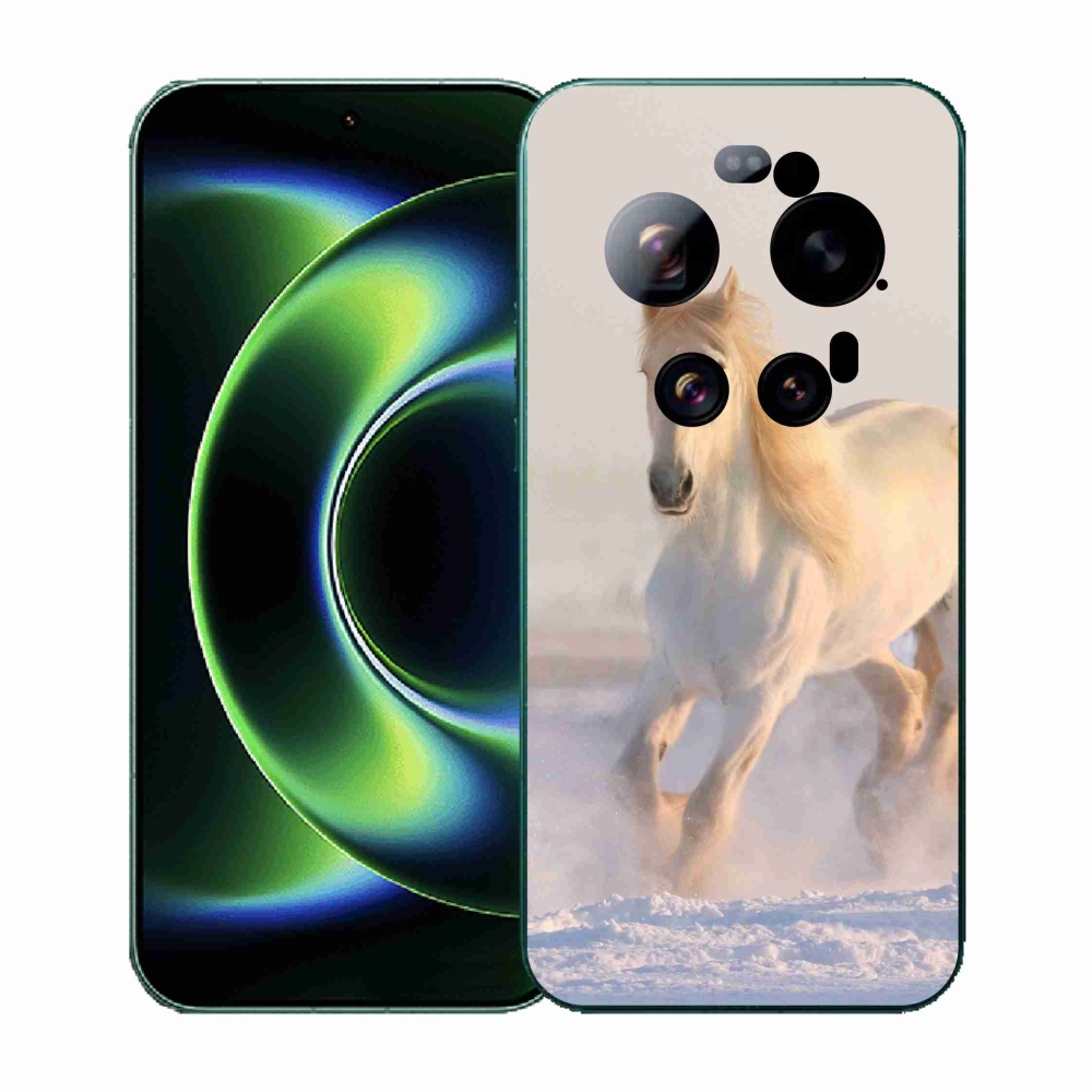 Gél borítás mmCase a Xiaomi 17 Ultra számára - ló a hóban