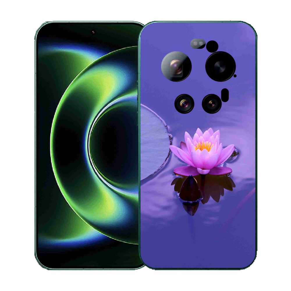 Gél borító mmCase a Xiaomi 17 Ultra számára - virág a felületen