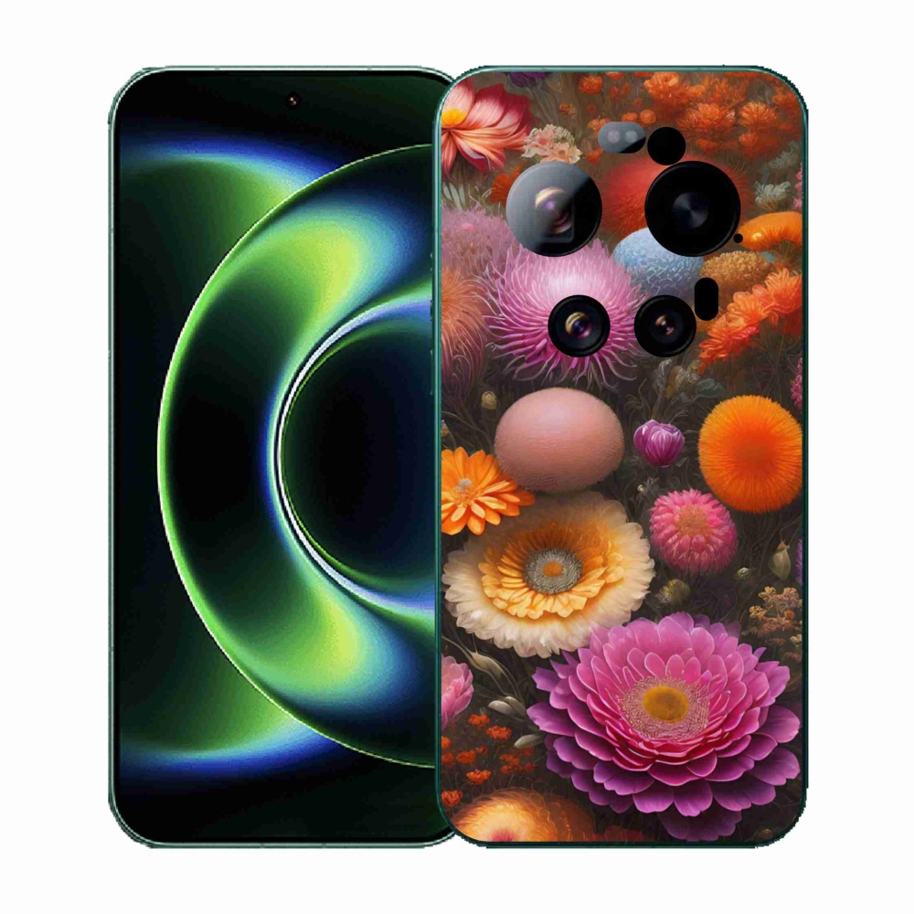 Gél borítás mmCase a Xiaomi 17 Ultra számára - virágos kompozíció