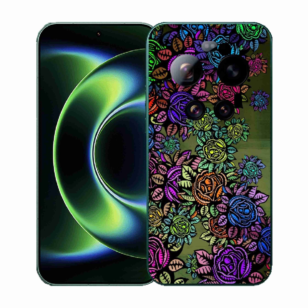 Gél borító mmCase a Xiaomi 17 Ultra - virágok 6