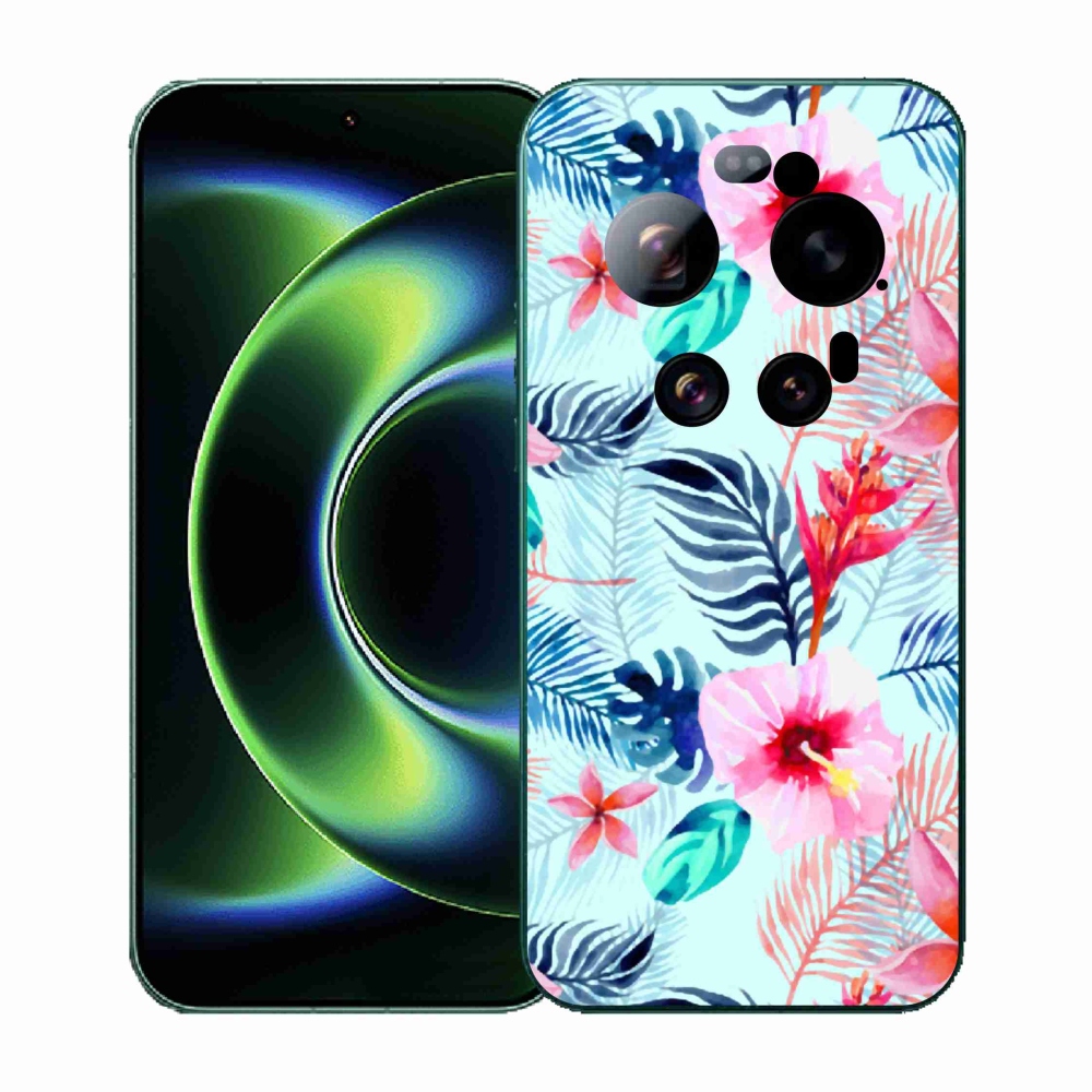 Gél borítás mmCase a Xiaomi 17 Ultra számára - virágok