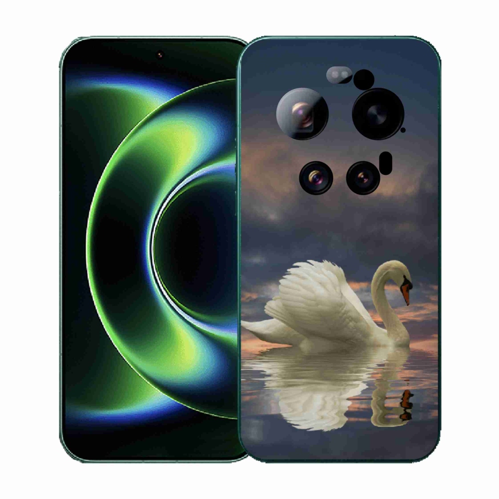 Gél borítás mmCase a Xiaomi 17 Ultra számára - hattyú