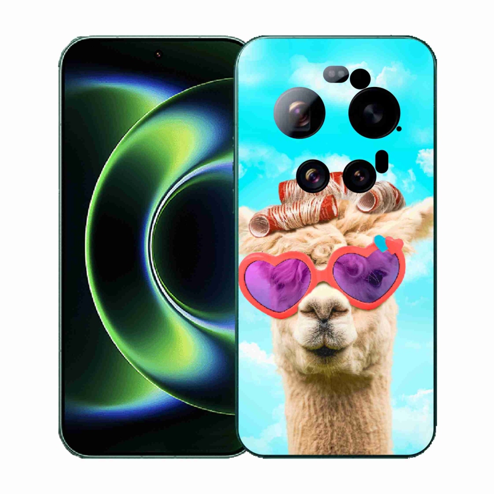 Gél borítás mmCase a Xiaomi 17 Ultra - szemüveges láma számára