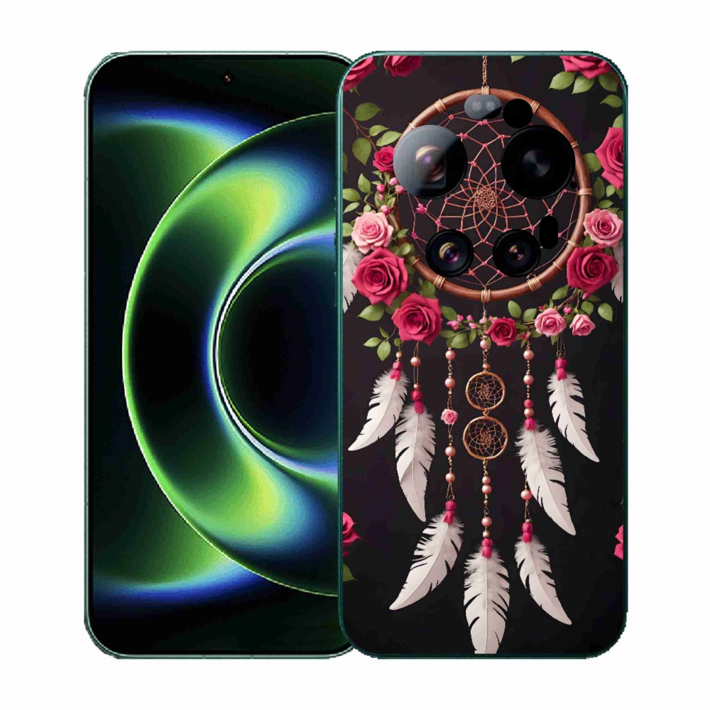 Gél borítás mmCase a Xiaomi 17 Ultra számára - álomfogó rózsákkal