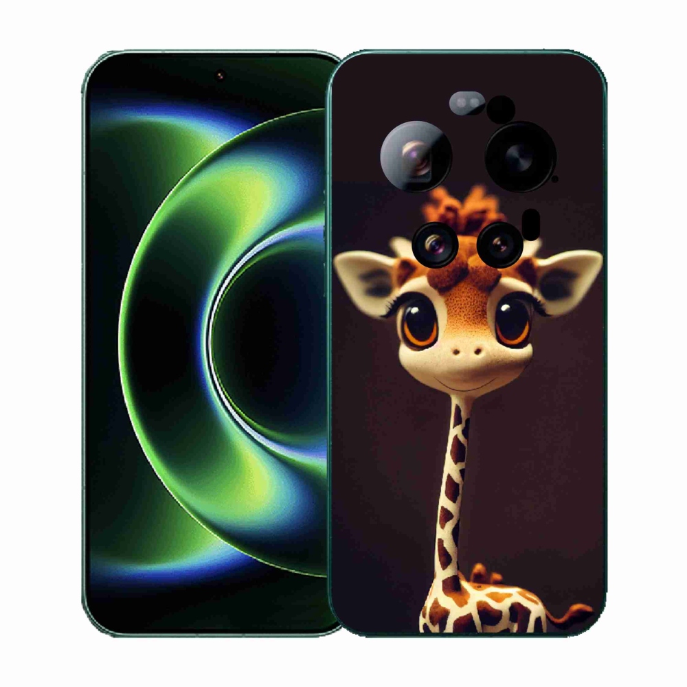 Gél borítás mmCase a Xiaomi 17 Ultra - kis zsiráfhoz