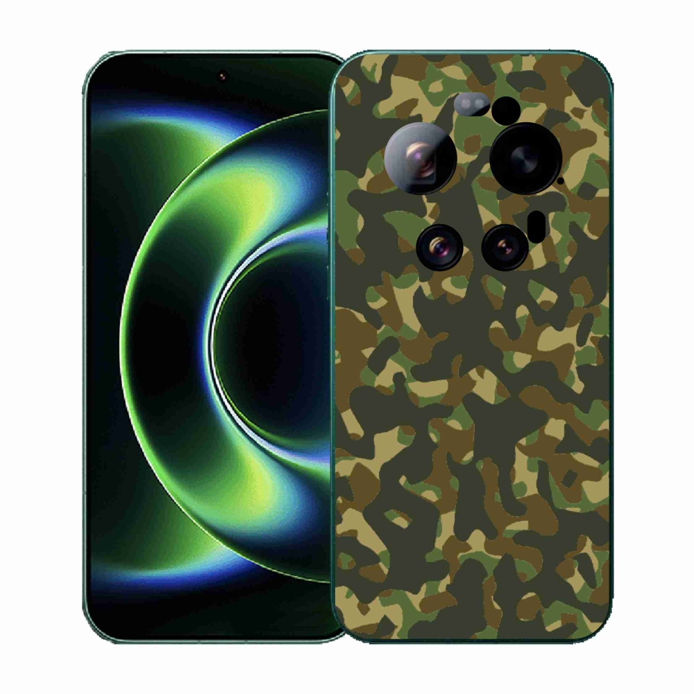 Gél borítás mmCase a Xiaomi 17 Ultra számára - álcázó minta 1