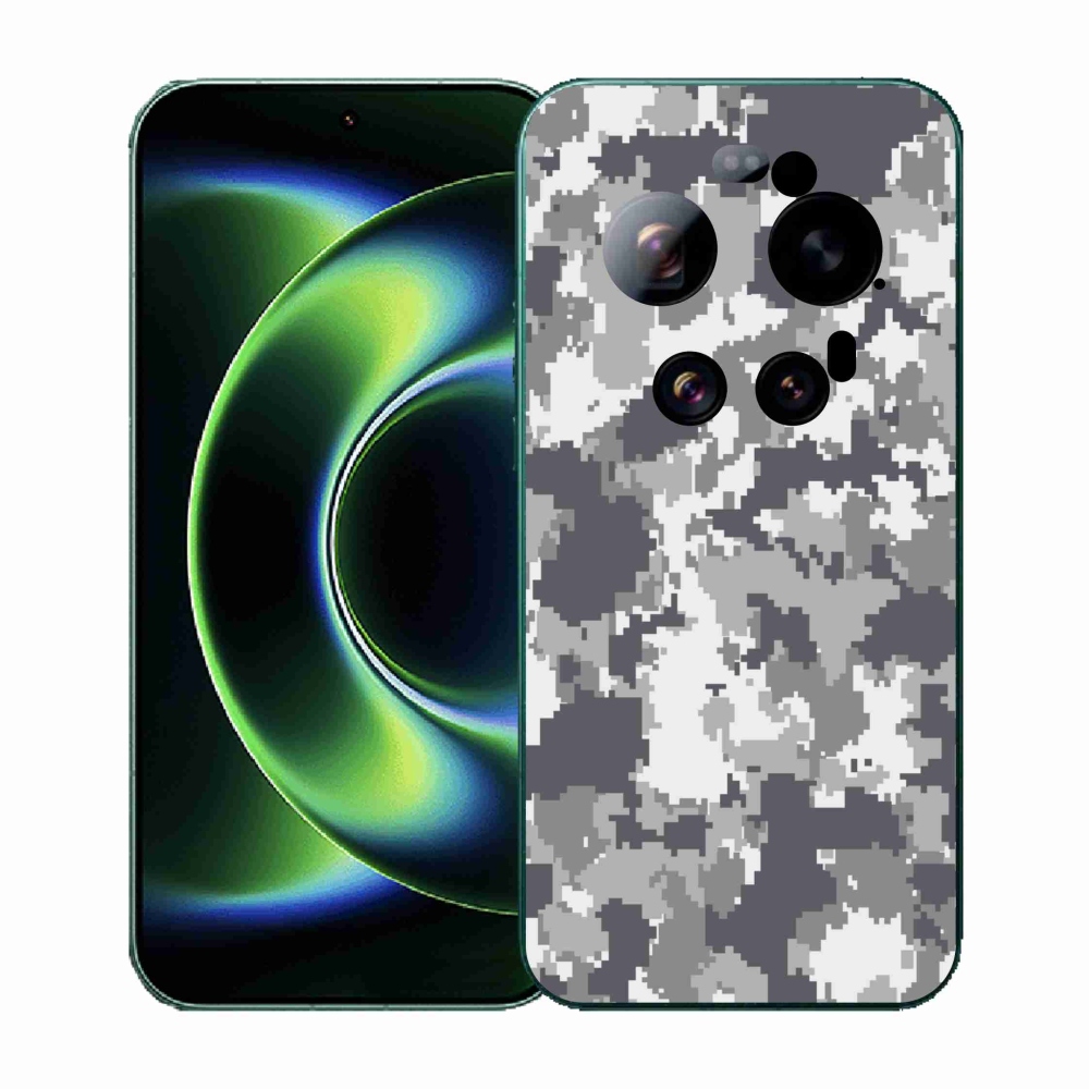 Gél borítás mmCase a Xiaomi 17 Ultra számára - terepszínű minta 2