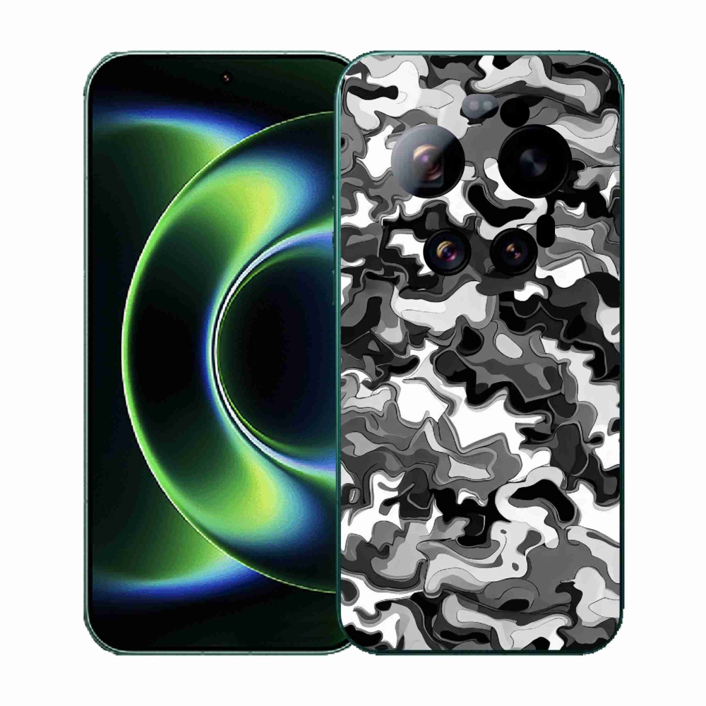 Gél borítás mmCase a Xiaomi 17 Ultra számára - terepszínű minta 3