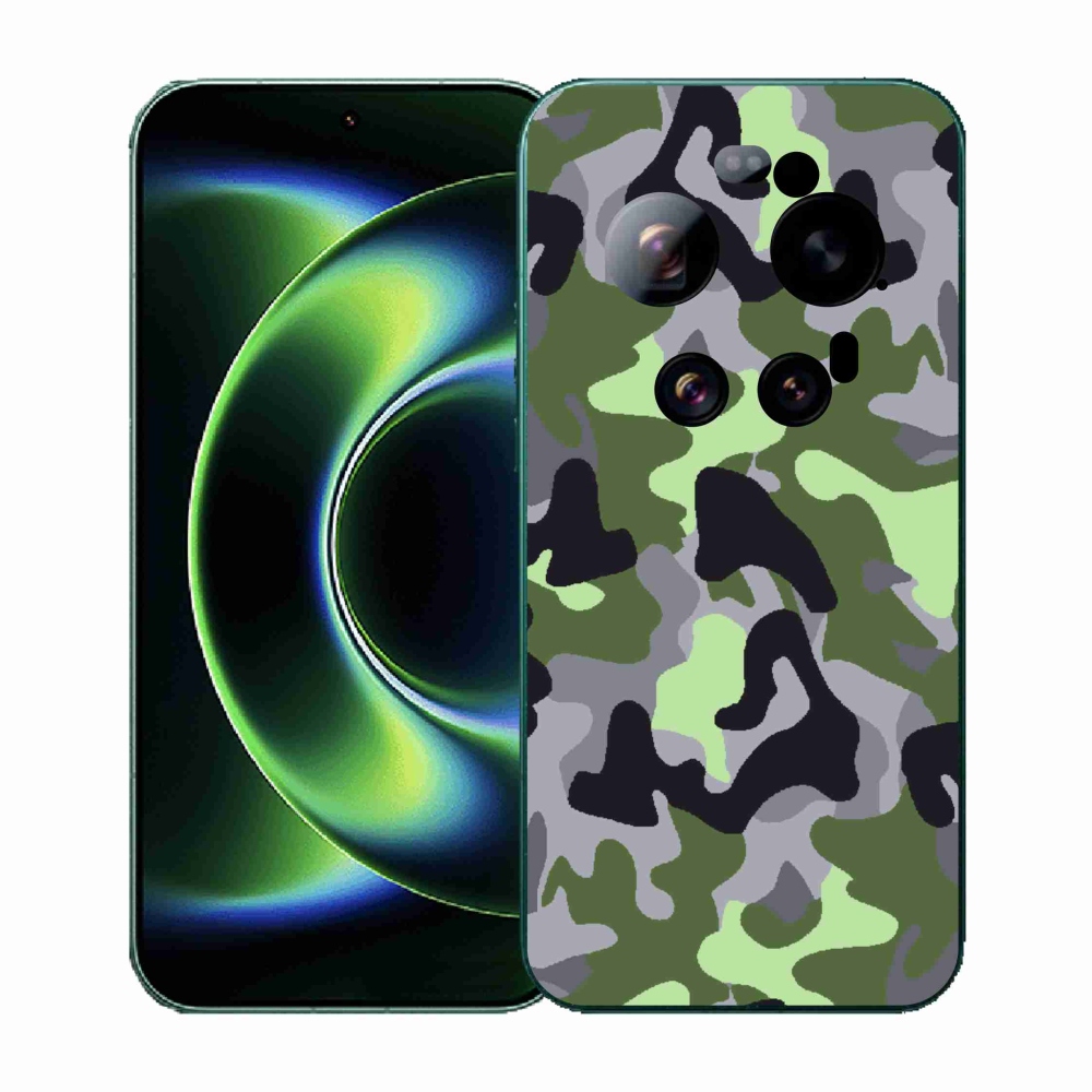 Gél borítás mmCase a Xiaomi 17 Ultra számára - álcázó minta 7