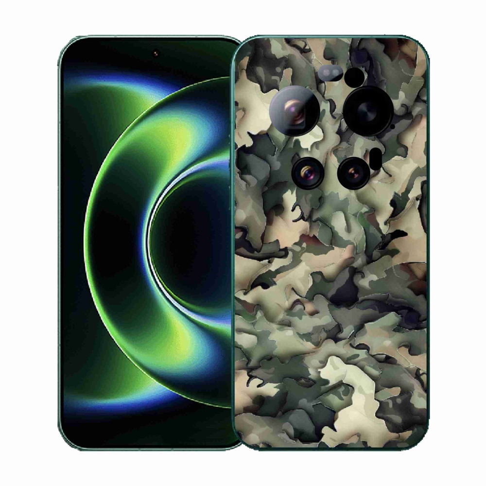 Gél borítás mmCase a Xiaomi 17 Ultra számára - álcázó minta 9