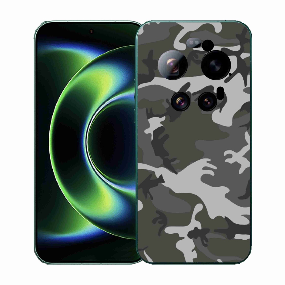 Gél borítás mmCase a Xiaomi 17 Ultra számára - terepszínű minta