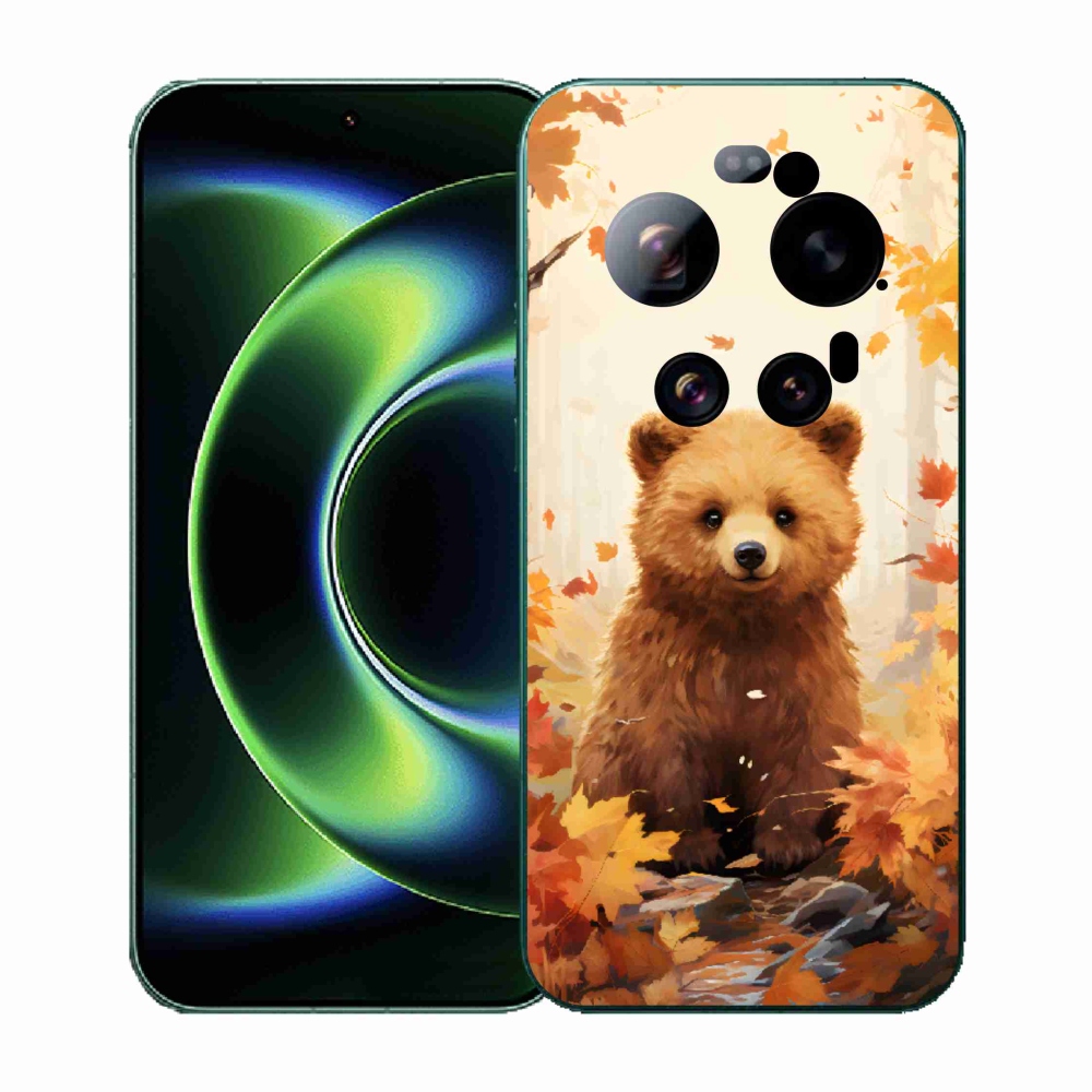 Gél borítás mmCase a Xiaomi 17 Ultra - medve az erdőben
