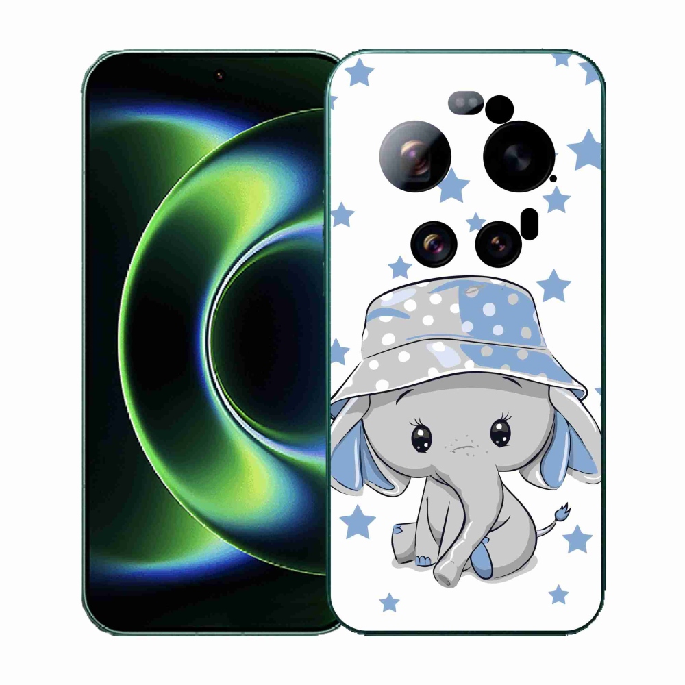 Gél borítás mmCase a Xiaomi 17 Ultra számára - kék elefánt