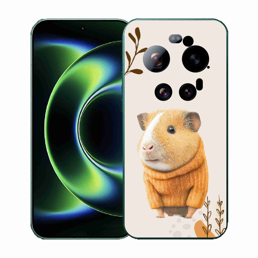 Gélburkolat mmCase a Xiaomi 17 Ultra számára - tengerimalac a pulóverben