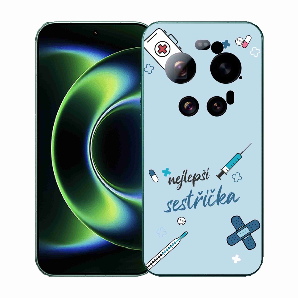 Gél borító mmCase a Xiaomi 17 Ultra - legjobb kishúg kék háttérrel