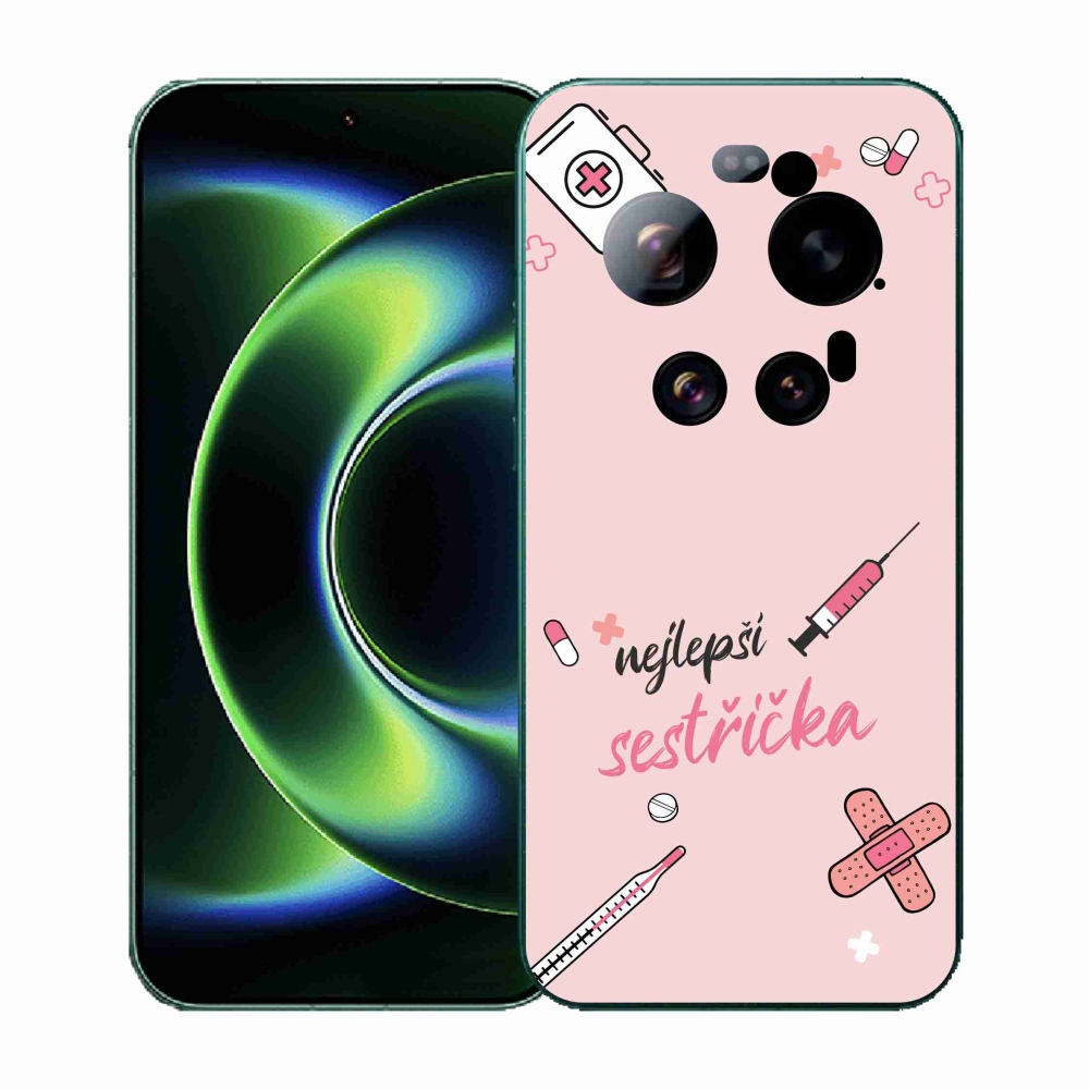 Gél borító mmCase a Xiaomi 17 Ultra - legjobb kishúg rózsaszín háttérrel