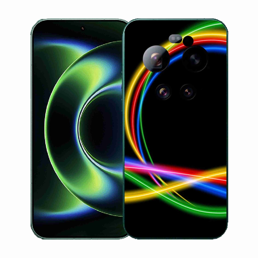 Gél borítás mmCase a Xiaomi 17 Ultra számára - neon körök