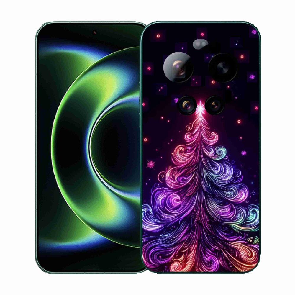 Gél borítás mmCase a Xiaomi 17 Ultra - neon karácsonyfa 1