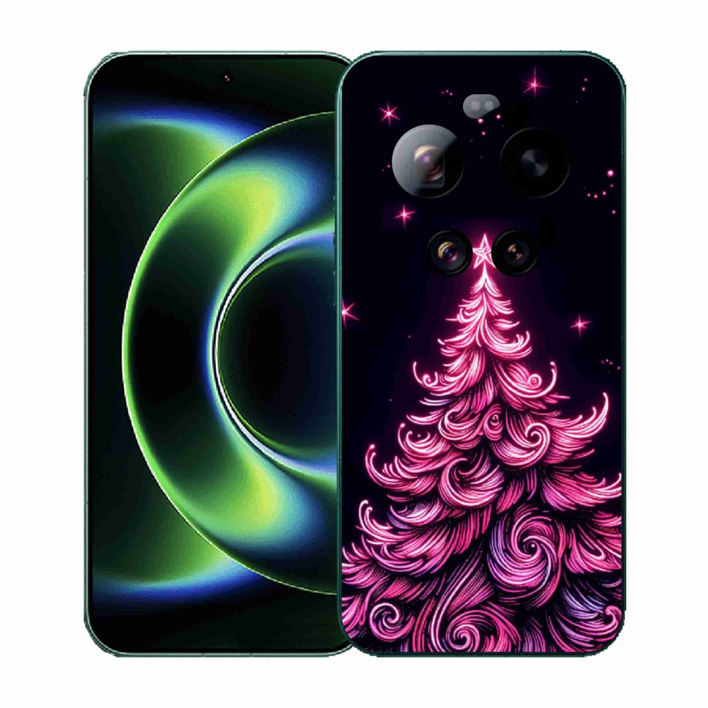 Gél borítás mmCase a Xiaomi 17 Ultra - neon karácsonyfa 2