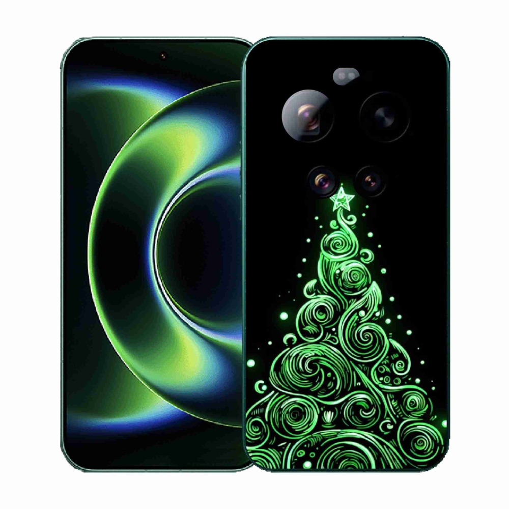 Gél borítás mmCase a Xiaomi 17 Ultra - neon karácsonyfa 3