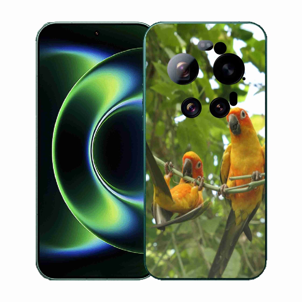 Gél borítás mmCase a Xiaomi 17 Ultra számára - papagájok aratingy