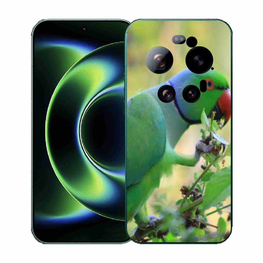 Gél borítás mmCase a Xiaomi 17 Ultra számára - papagáj alexandr