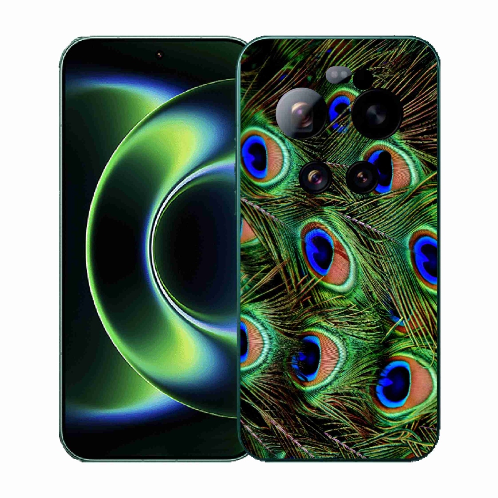 Gél borítás mmCase a Xiaomi 17 Ultra számára - pávatoll