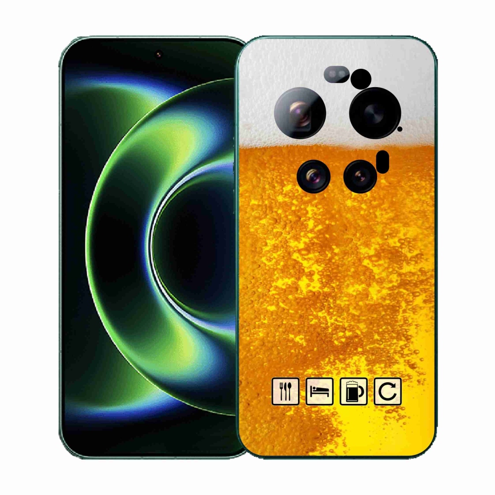 Gél borítás mmCase a Xiaomi 17 Ultra számára - sör motívum 3