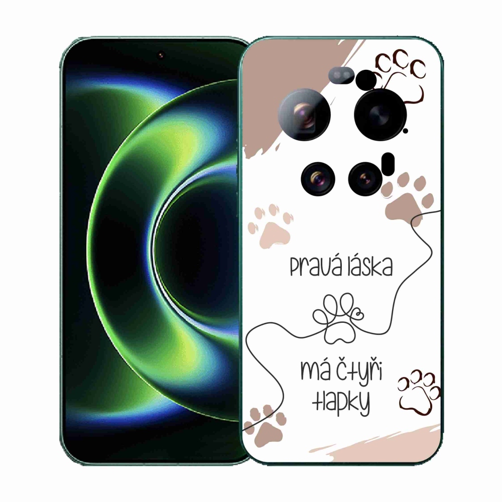 Gél borító mmCase a Xiaomi 17 Ultra készülékhez - kutyamotívum 1 fehér háttér