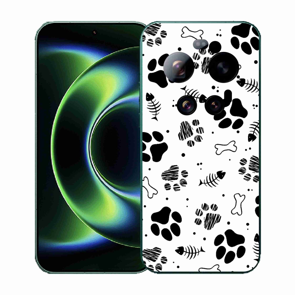 Gél borítás mmCase a Xiaomi 17 Ultra - kutyamancsok 1