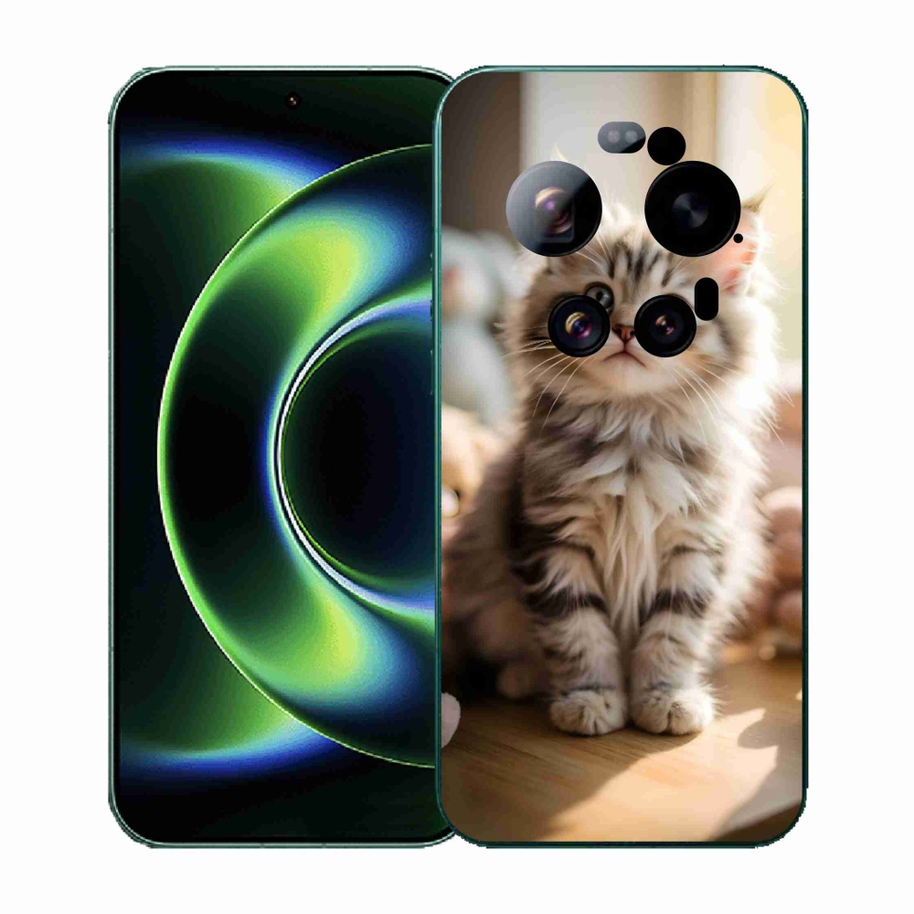 Gél borító mmCase a Xiaomi 17 Ultra számára - aranyos cica 10