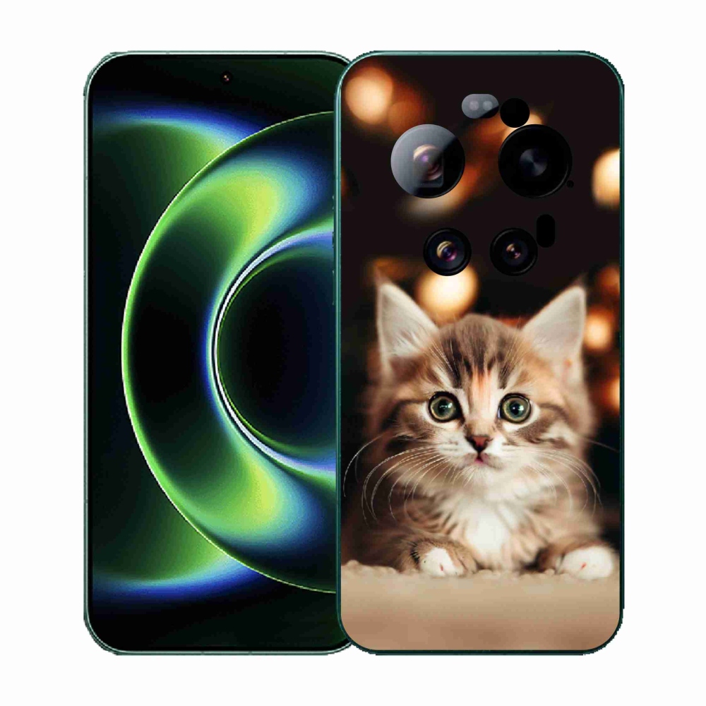 Gél borítás mmCase a Xiaomi 17 Ultra számára - aranyos cica 2