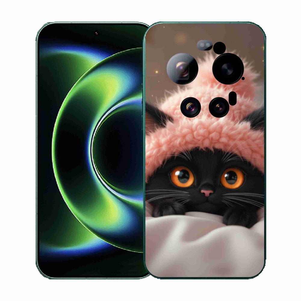 Gél borító mmCase a Xiaomi 17 Ultra számára - aranyos cica 7