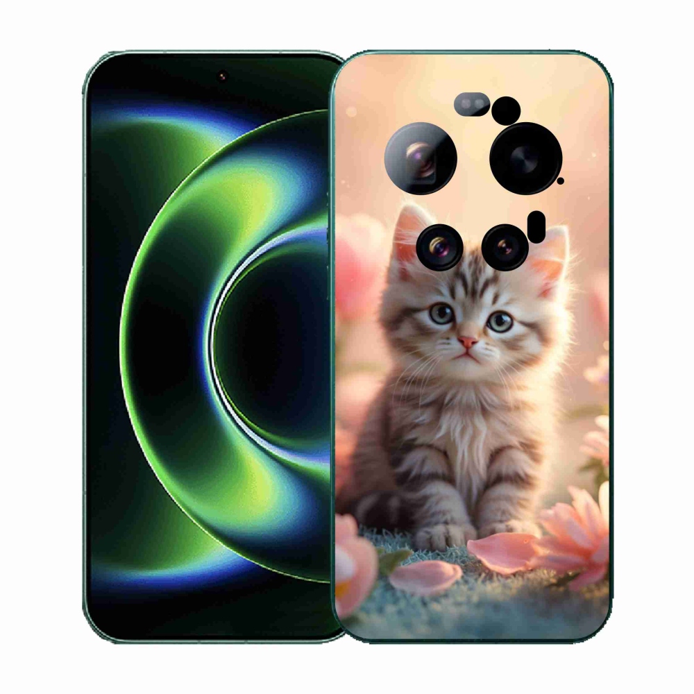 Gél borító mmCase a Xiaomi 17 Ultra számára - aranyos cica 8