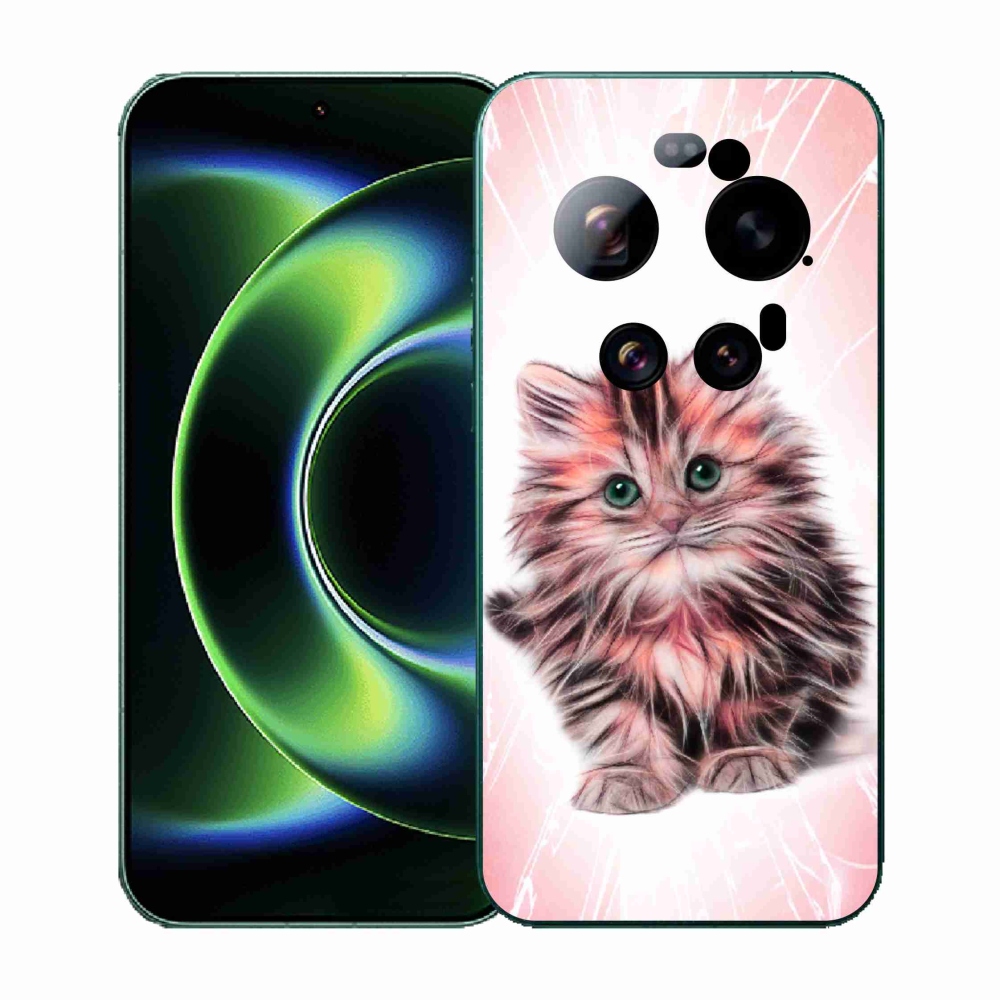 Gél borítás mmCase a Xiaomi 17 Ultra számára - aranyos cica