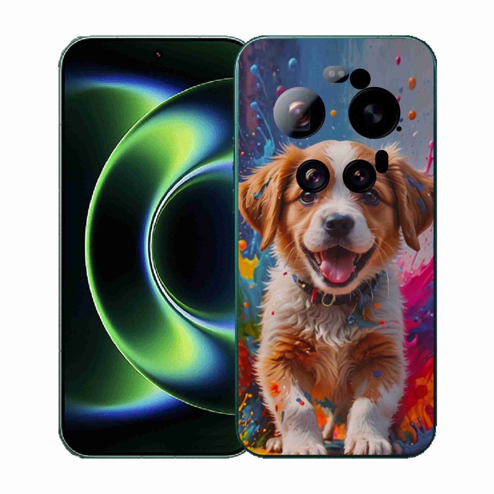 Gél borítás mmCase a Xiaomi 17 Ultra számára - aranyos kiskutya 3