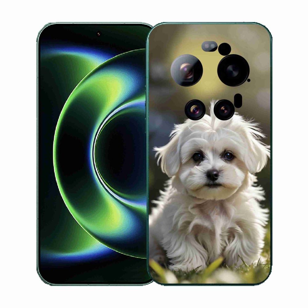 Gél borítás mmCase a Xiaomi 17 Ultra számára - aranyos máltai kutya