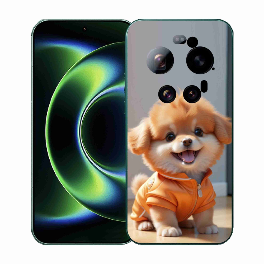 Gél borítás mmCase a Xiaomi 17 Ultra számára - aranyos pomerániai pulóverben