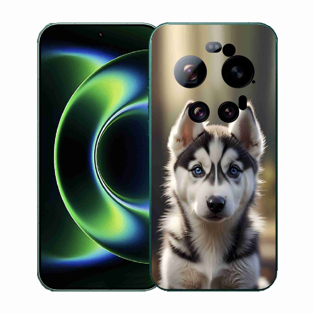 Gél borítás mmCase a Xiaomi 17 Ultra számára - aranyos szibériai husky