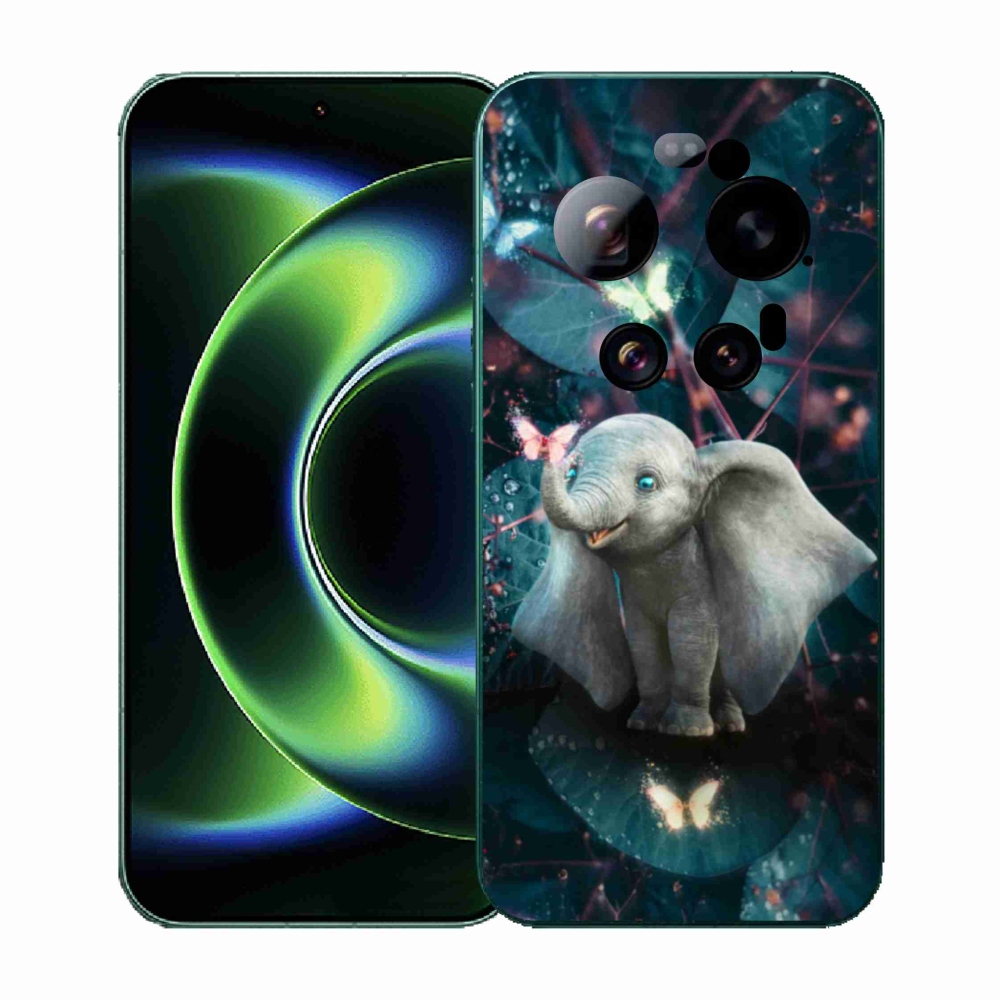 Gél borítás mmCase a Xiaomi 17 Ultra számára - aranyos elefánt