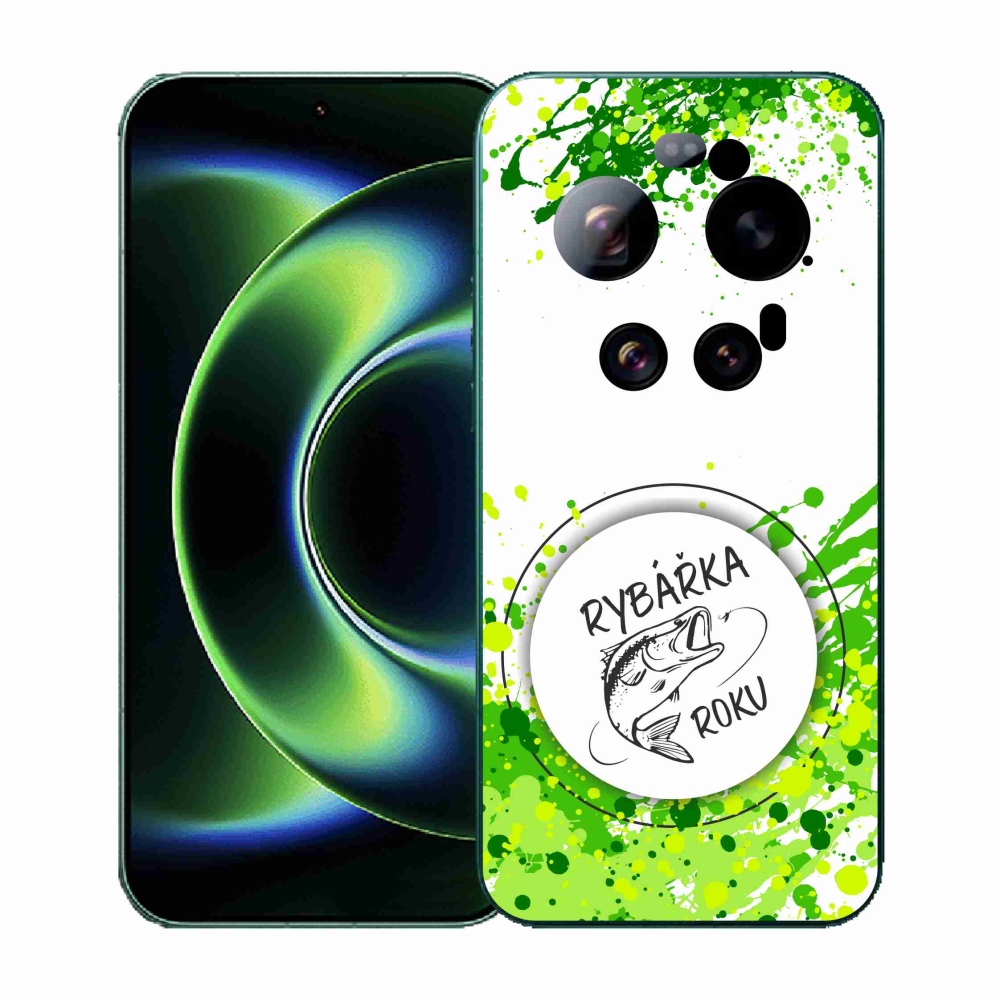 Gél borító mmCase a Xiaomi 17 Ultra - halász az év fehér háttérrel