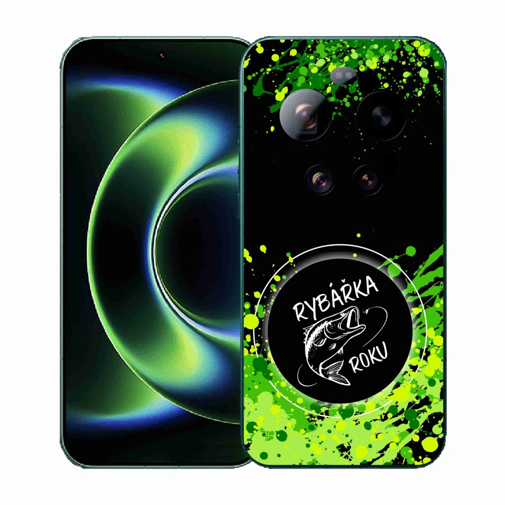 Gél borító mmCase a Xiaomi 17 Ultra - az év halászának fekete háttere