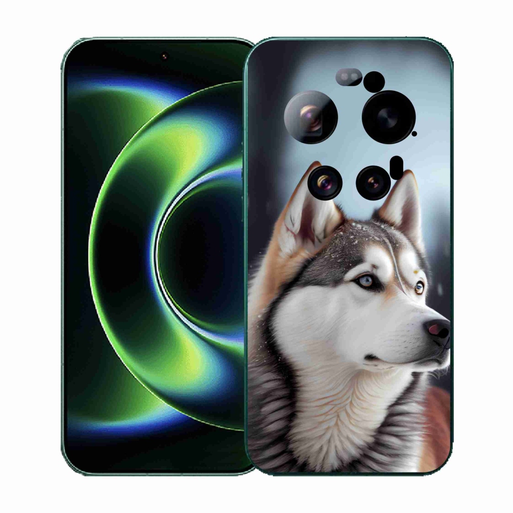Gél borítás mmCase a Xiaomi 17 Ultra számára - Szibériai Husky