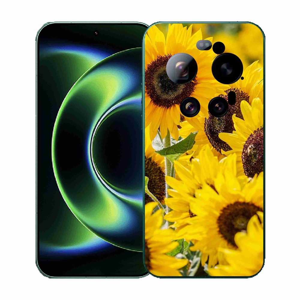 Gél borítás mmCase a Xiaomi 17 Ultra számára - Napraforgó