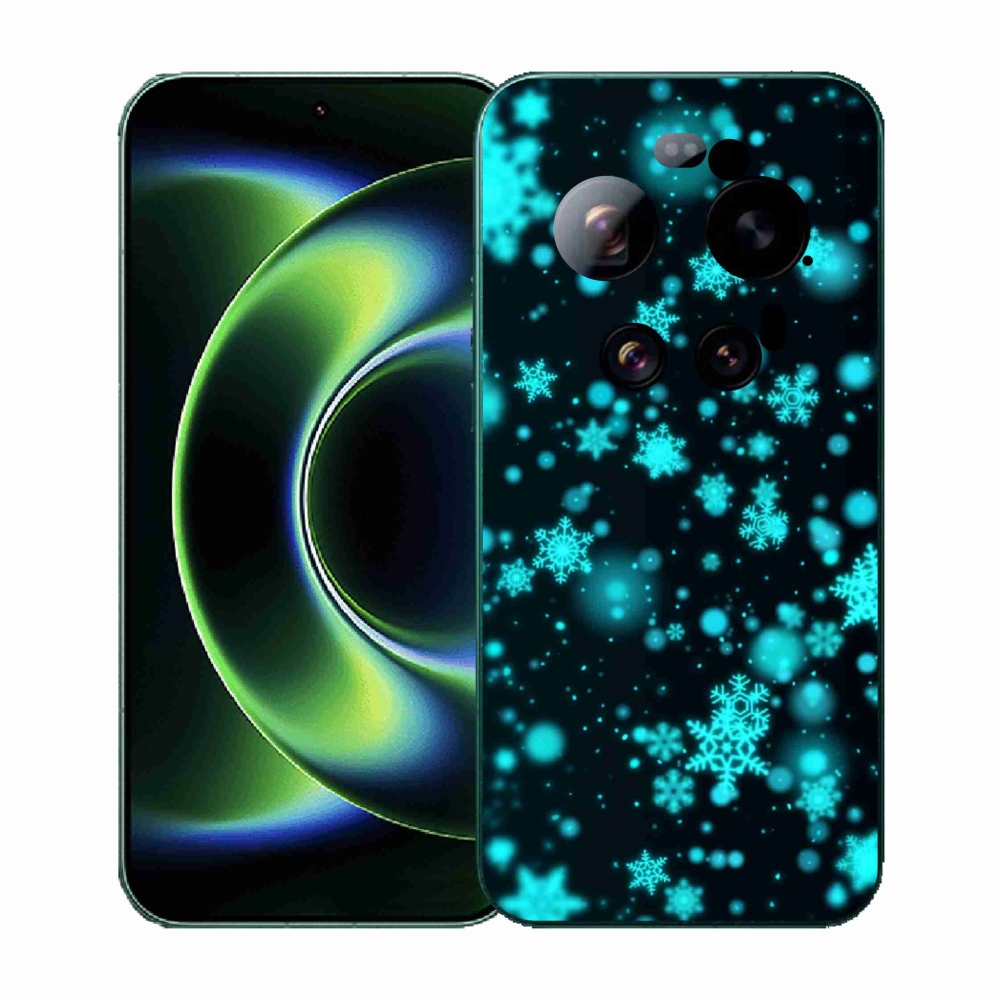 Gél borítás mmCase a Xiaomi 17 Ultra - hópelyhek 1