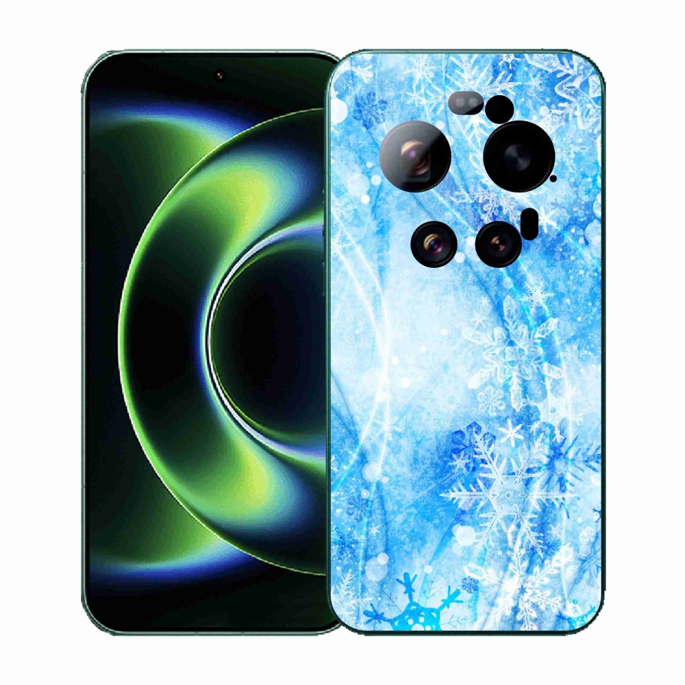 Gél borítás mmCase a Xiaomi 17 Ultra számára - hópelyhek