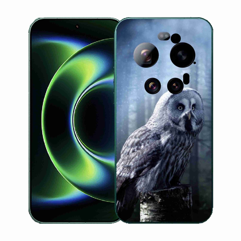 Gél borítás mmCase a Xiaomi 17 Ultra számára - bagoly