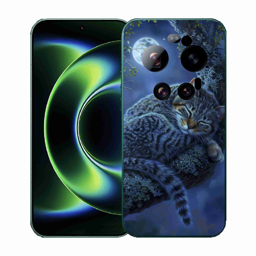 Gél borítás mmCase a Xiaomi 17 Ultra - alvó macska számára